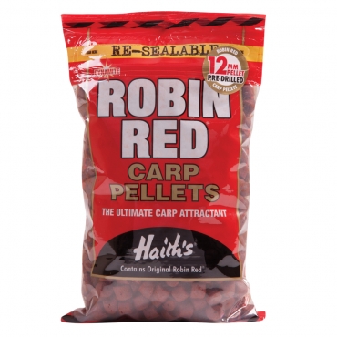 Dynamite Baits Robin Red Pellets 12mm Pre-Drilled